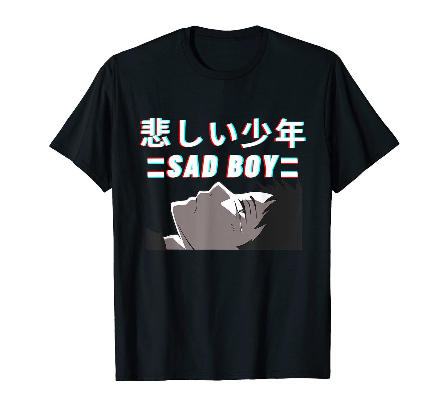 Sad Aesthetic Japanese Kanji T-Shirt - Aesthetic Graphic Men Women - T-Shirt, Sweatshirt, Hoodie
