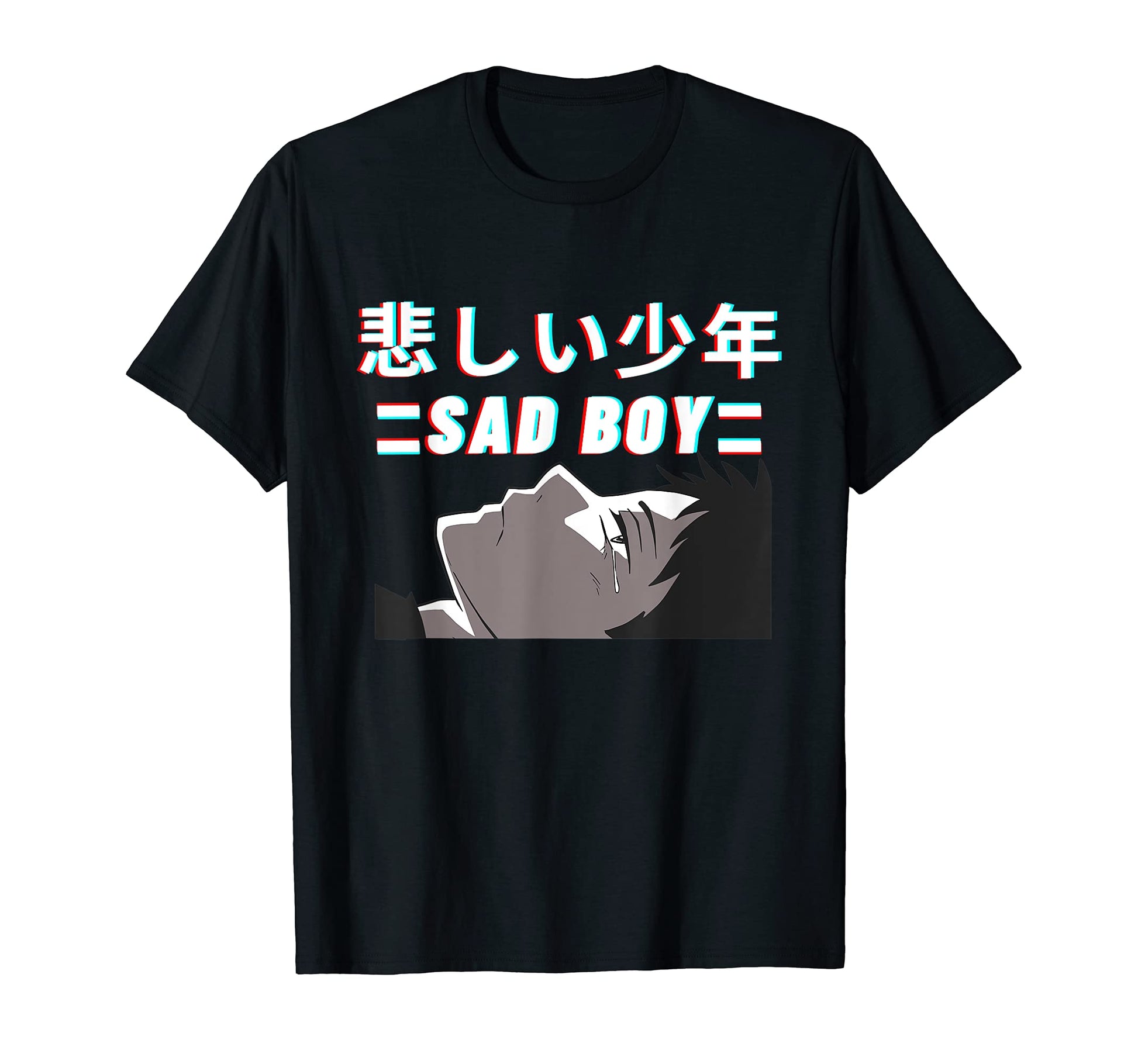 Sad Aesthetic Japanese Kanji T-Shirt - Aesthetic Graphic Men Women - T-Shirt, Sweatshirt, Hoodie