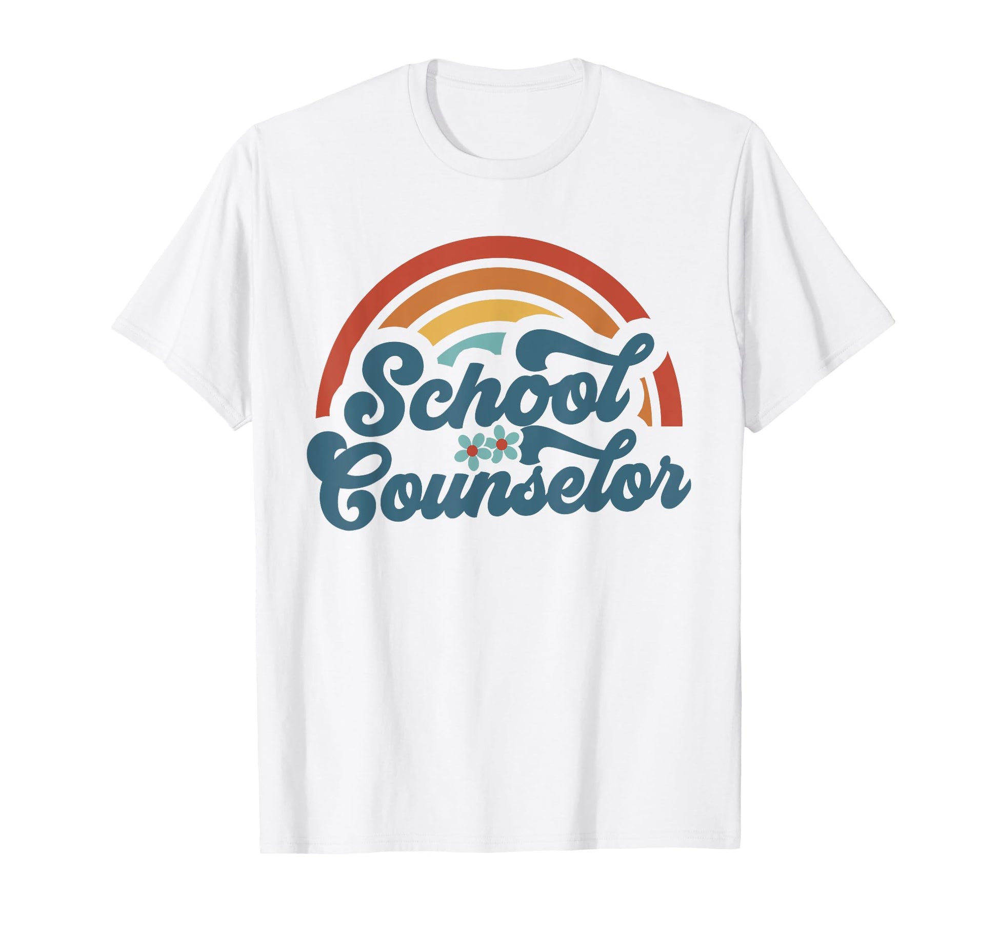 Counseling Office Rainbow Groovy T-Shirt - Trendy Graphic for Adults - T-Shirt, Sweatshirt, Hoodie