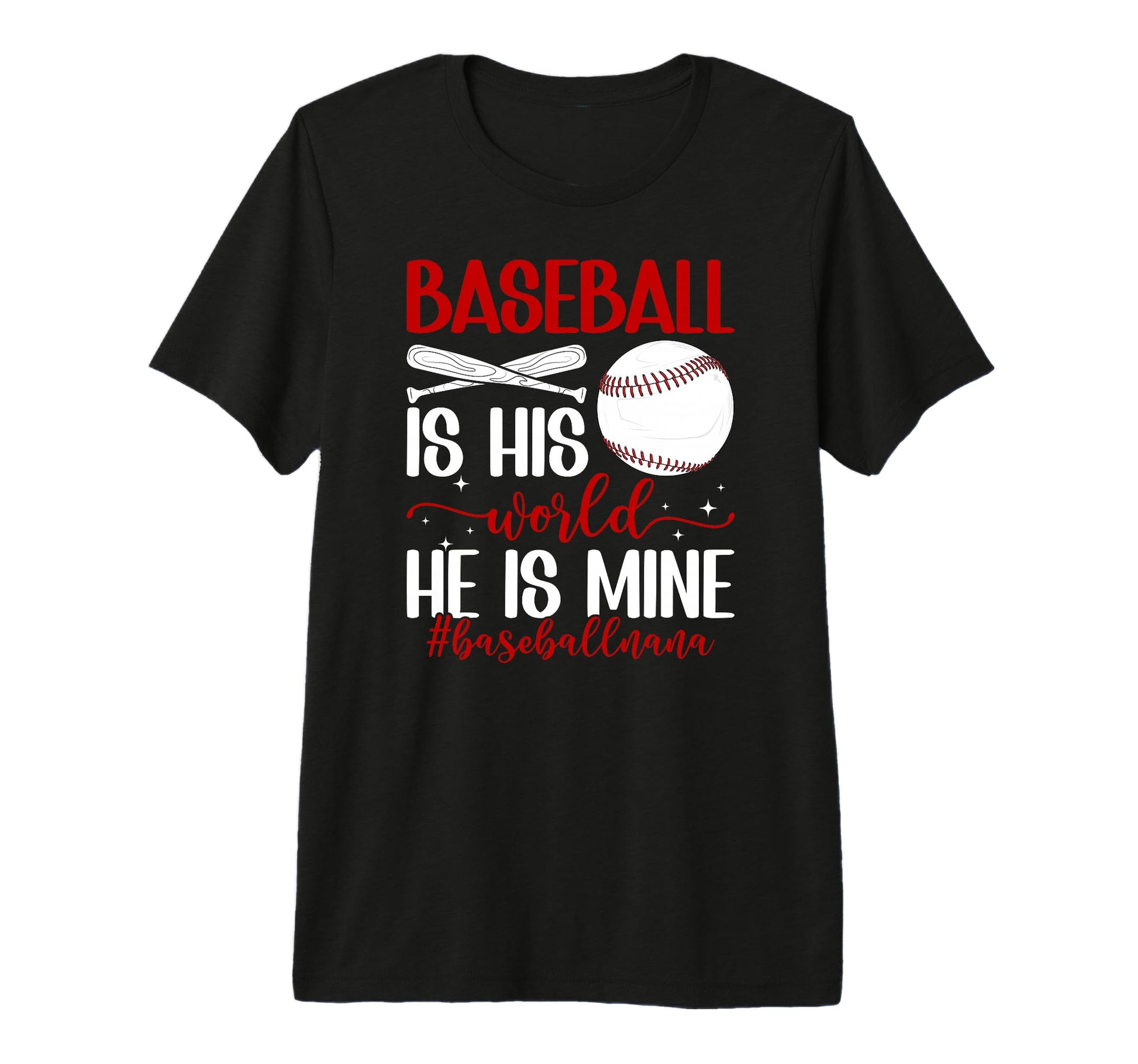 Baseball Nana Grandma Proud Baseball T-Shirt - Unique Graphic Men Women - T-Shirt, Sweatshirt, Hoodie