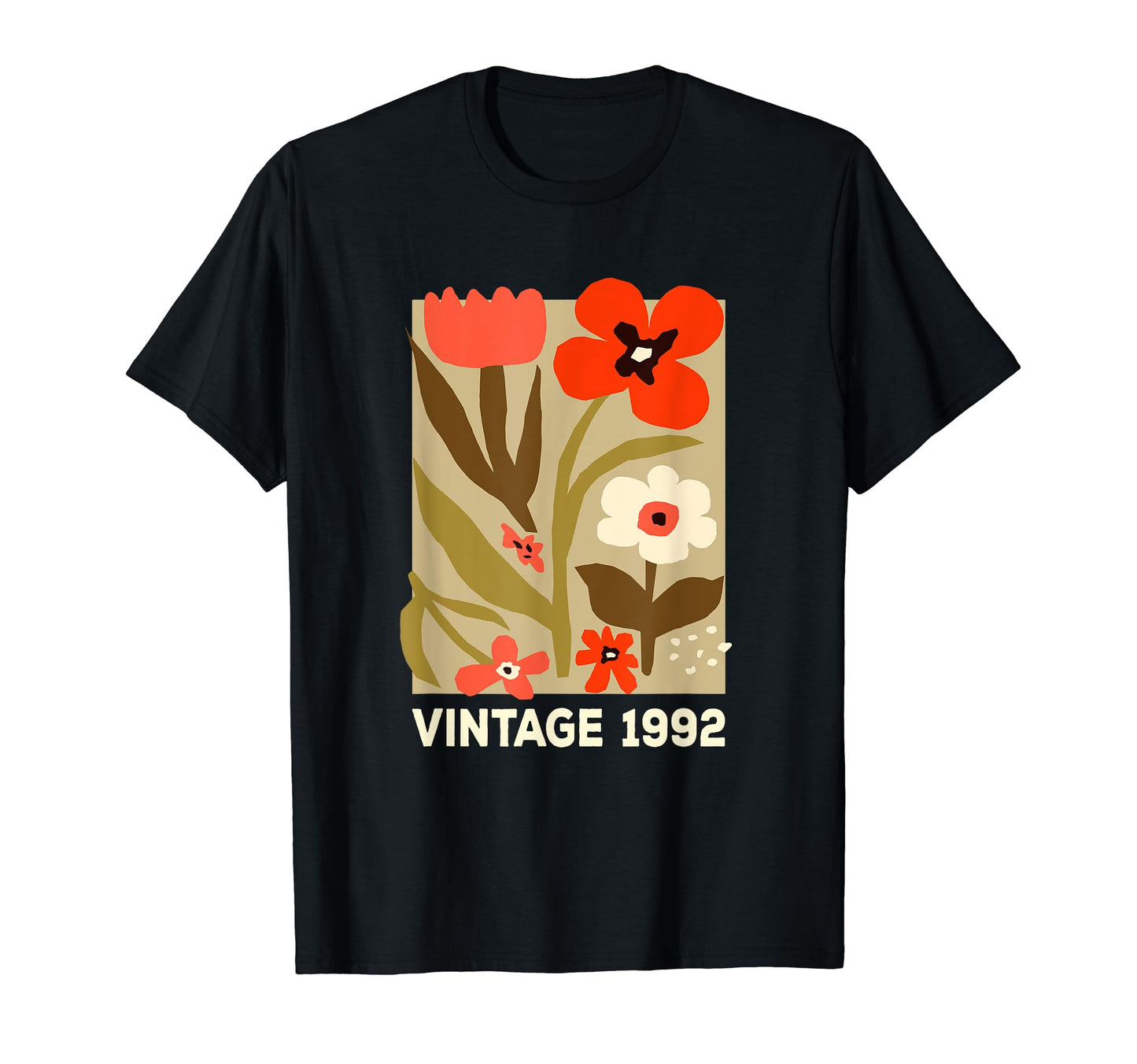 1992 Boho Floral Flower 32Nd Birthday T-Shirt - Novelty Apparel for Adults - T-Shirt, Sweatshirt, Hoodie