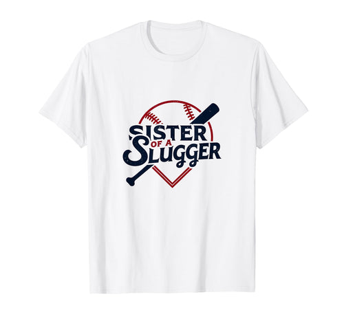 Baseball Sister Sister Slugger T-Shirt - Aesthetic Graphic for Adults - T-Shirt, Sweatshirt, Hoodie