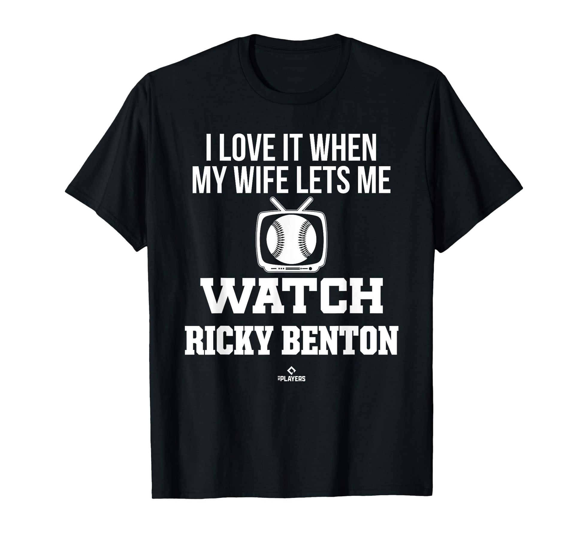 My Wife Lets Me Watch Ricky Benton T-Shirt - Minimalist Print Unisex - T-Shirt, Sweatshirt, Hoodie