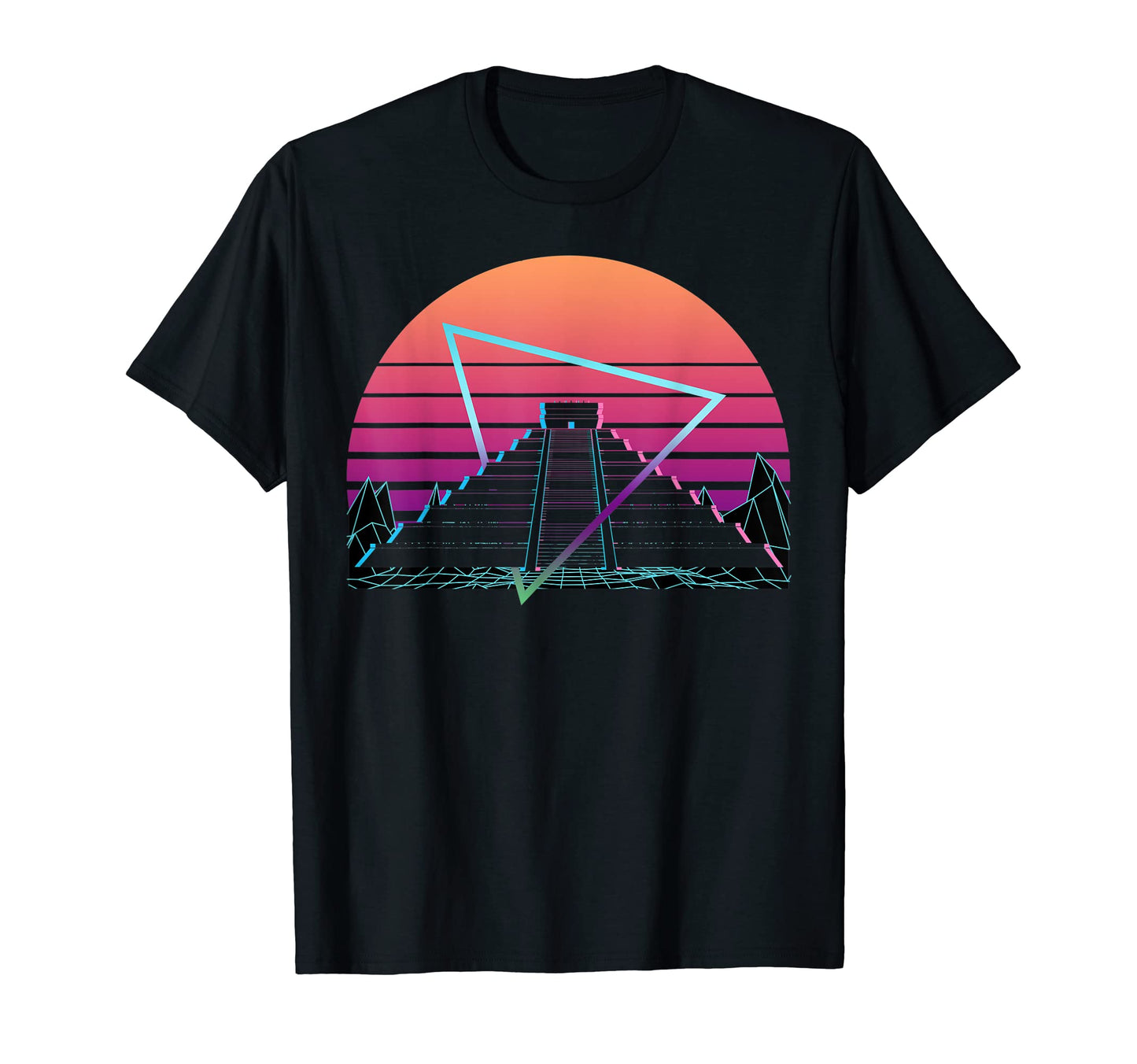 Mayan Pyramid Ancient Mayan Temple T-Shirt - Custom Art Print for Adults - T-Shirt, Sweatshirt, Hoodie