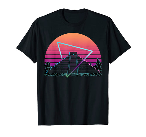 Mayan Pyramid Ancient Mayan Temple T-Shirt - Custom Art Print for Adults - T-Shirt, Sweatshirt, Hoodie