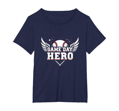 Baseball Dad Game Day Hero Proud Father T-Shirt - Aesthetic Graphic Unisex - T-Shirt, Sweatshirt, Hoodie