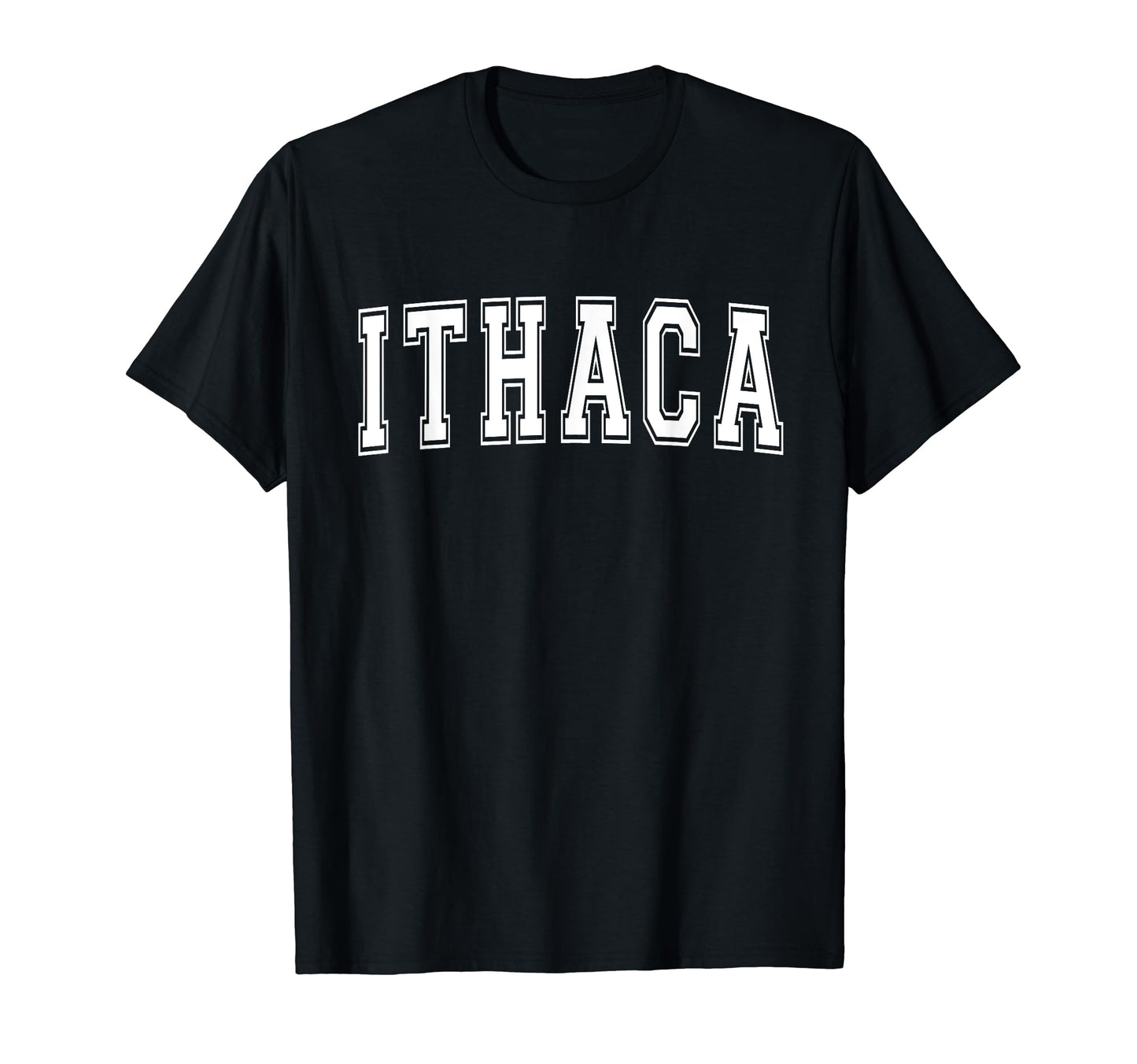 Ithaca Ny New York Usa Sports Varsity T-Shirt - Novelty Apparel Unisex - T-Shirt, Sweatshirt, Hoodie