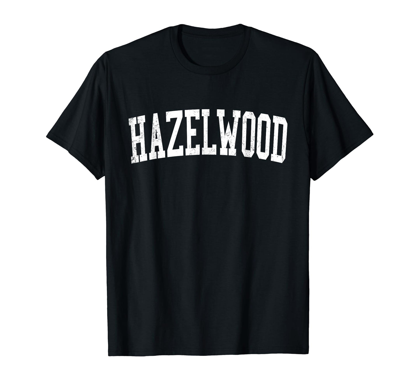 Hazelwood Mo Distressed White T-Shirt - Aesthetic Graphic for Adults - T-Shirt, Sweatshirt, Hoodie