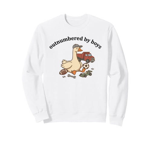 Outnumbered Goose Sweatshirt - Minimalist Print for Adults - T-Shirt, Sweatshirt, Hoodie