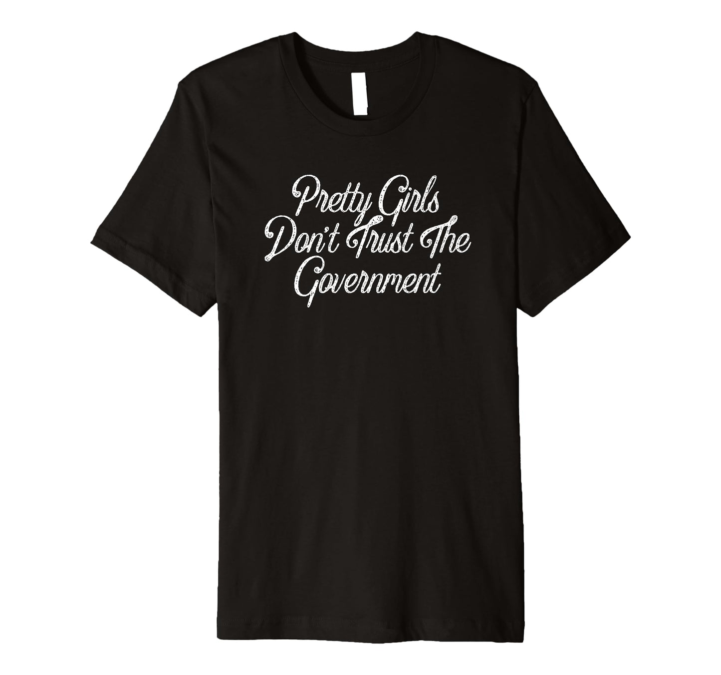 Pretty Dont Trust Government Y2K T-Shirt - Aesthetic Graphic for Adults - T-Shirt, Sweatshirt, Hoodie