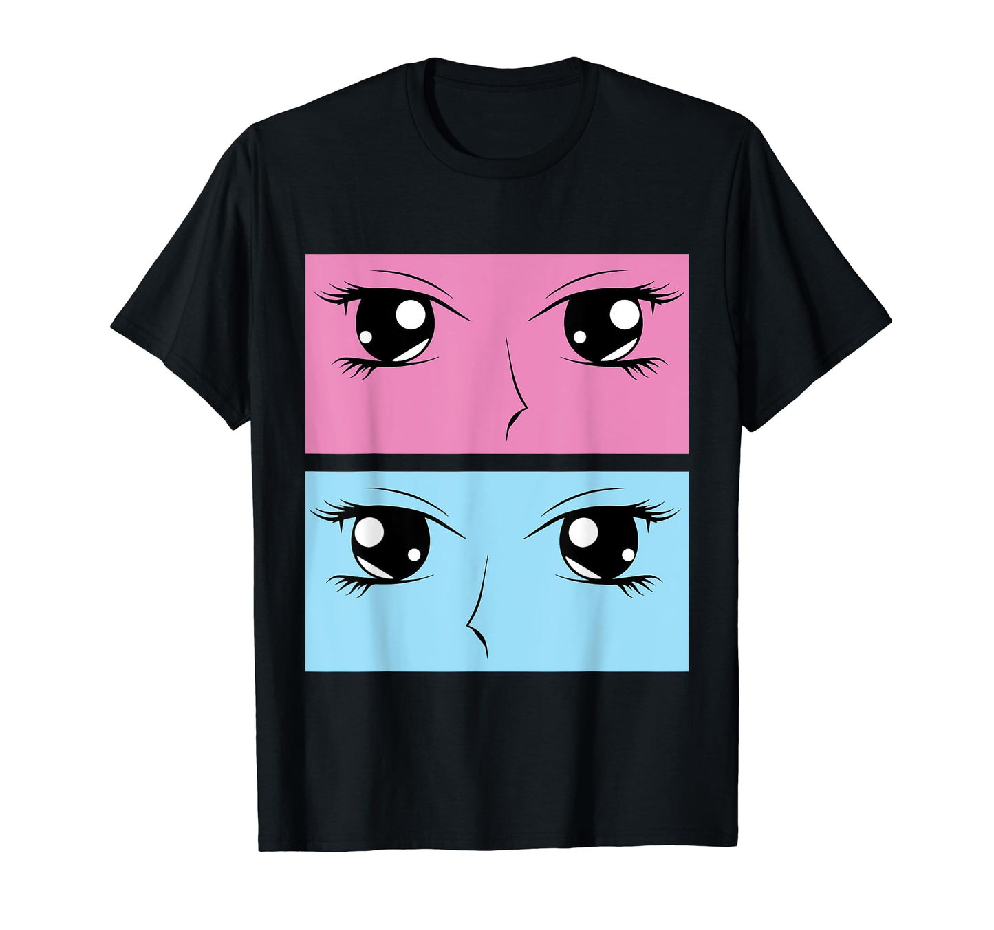 Anime Eyes Aesthetic Vaporwave 1990S T-Shirt - Streetwear Style Men Women - T-Shirt, Sweatshirt, Hoodie