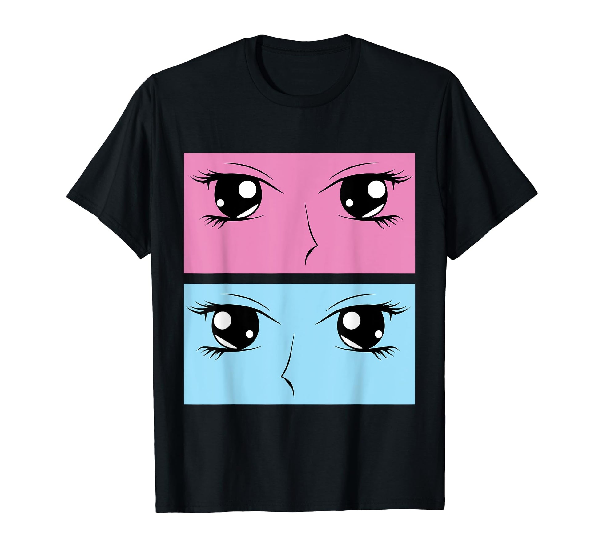 Anime Eyes Aesthetic Vaporwave 1990S T-Shirt - Streetwear Style Men Women - T-Shirt, Sweatshirt, Hoodie