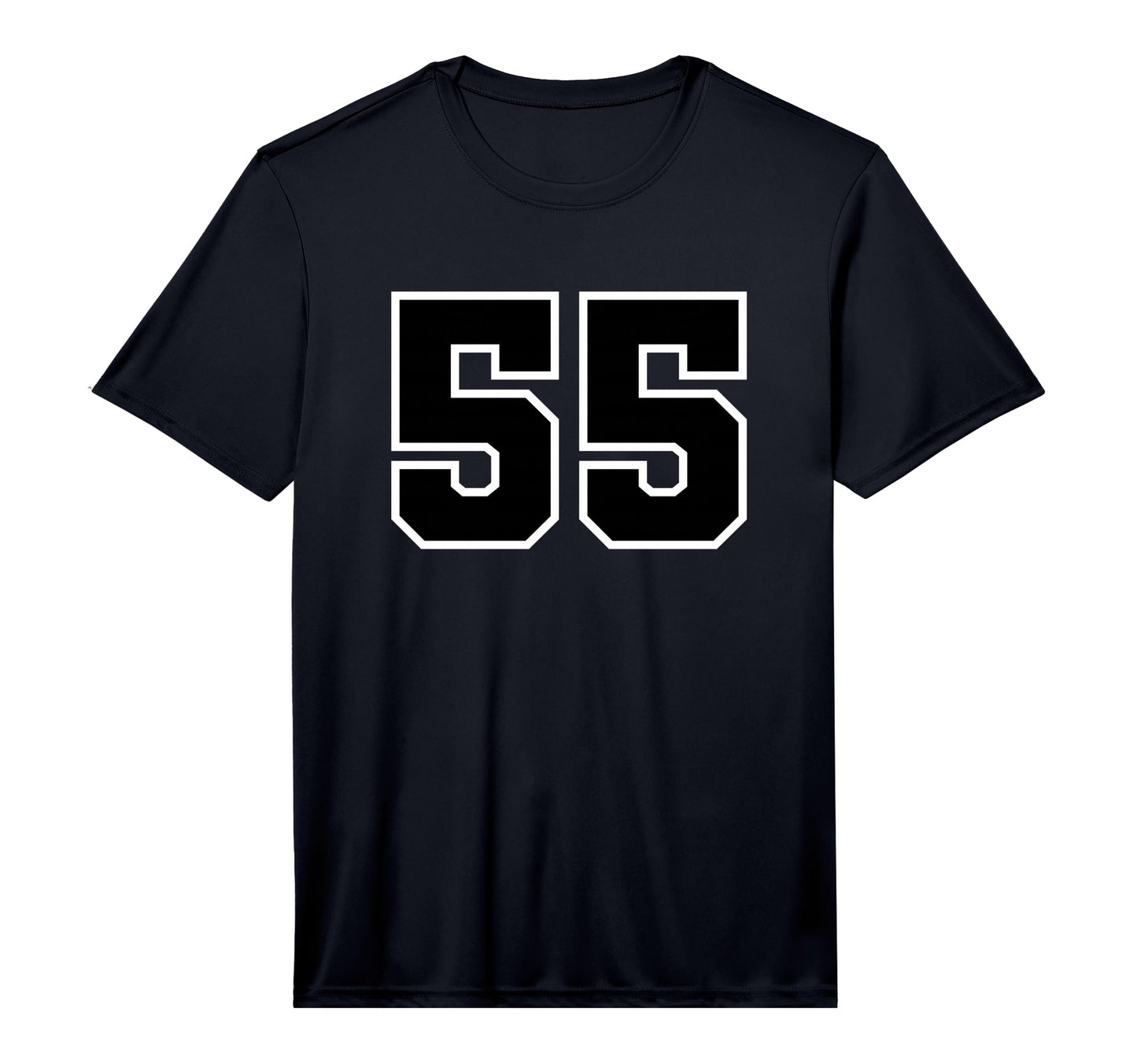 Sport Team Number 55 Performance T-Shirt - Trendy Graphic for Adults - T-Shirt, Sweatshirt, Hoodie