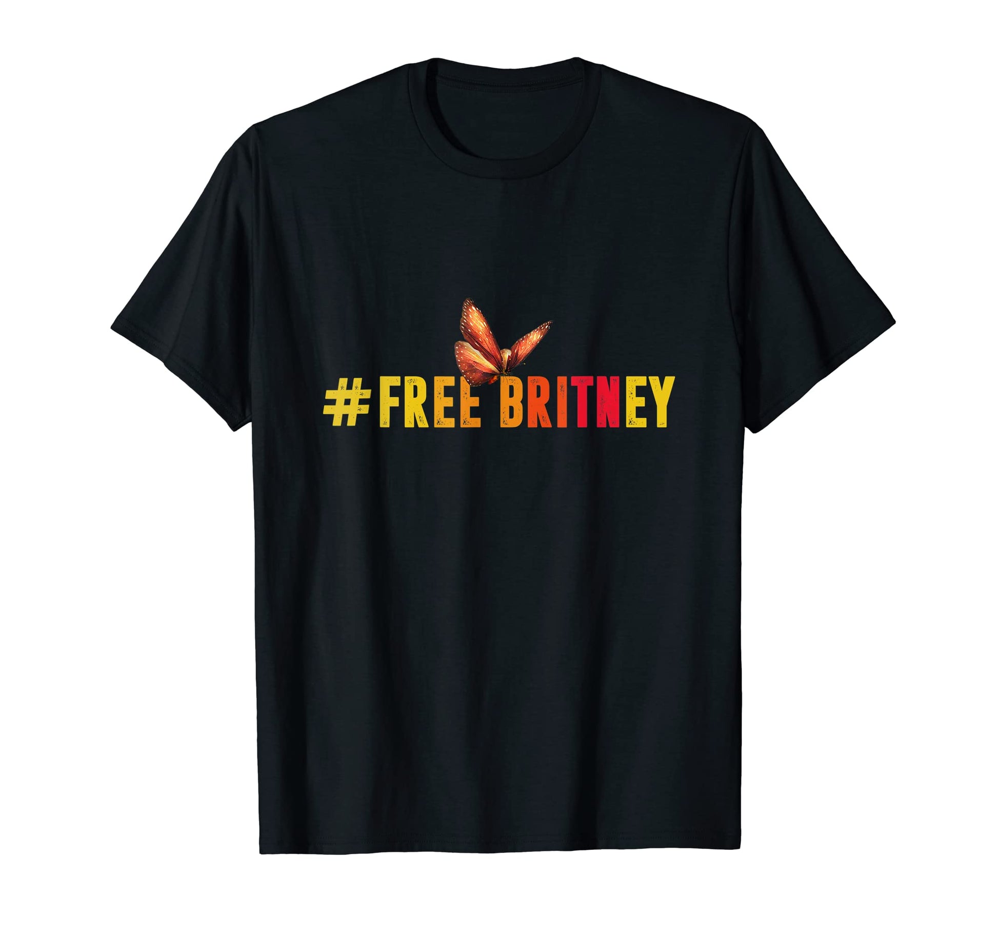 Free Britney Save Butterfly Rainbow T-Shirt - Trendy Graphic Unisex - T-Shirt, Sweatshirt, Hoodie