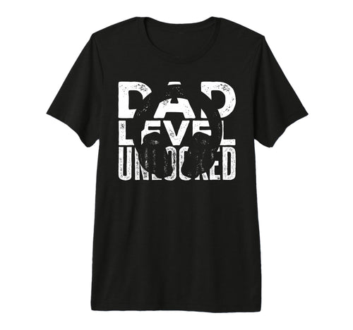 Mens Funny Dad Level Unlocked T-Shirt - Casual Everyday Wear Men Women - T-Shirt, Sweatshirt, Hoodie