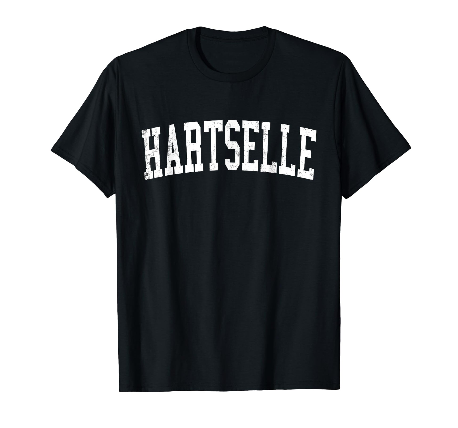 Hartselle Al Distressed White T-Shirt - Fun Novelty Design for Adults - T-Shirt, Sweatshirt, Hoodie