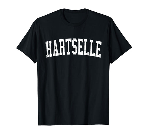 Hartselle Al Distressed White T-Shirt - Fun Novelty Design for Adults - T-Shirt, Sweatshirt, Hoodie