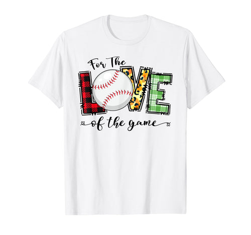 Love Game Day Baseball Mom Cheering T-Shirt - Graphic Print for Adults - T-Shirt, Sweatshirt, Hoodie