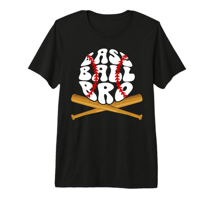 Baseball Bro Groovy Baseball Brother T-Shirt - Graphic Print Unisex - T-Shirt, Sweatshirt, Hoodie