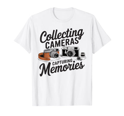 Camera Collector Cameraman Photography T-Shirt - Trendy Graphic Unisex - T-Shirt, Sweatshirt, Hoodie