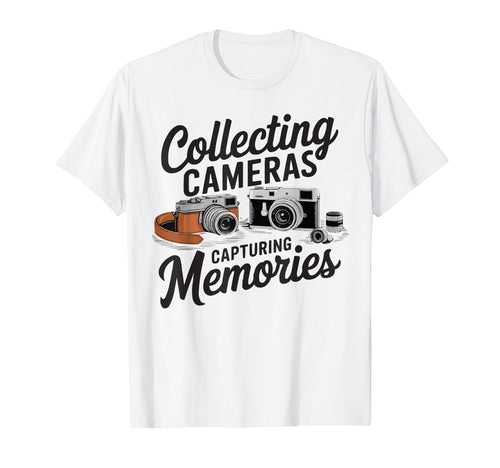 Camera Collector Cameraman Photography T-Shirt - Trendy Graphic Unisex - T-Shirt, Sweatshirt, Hoodie