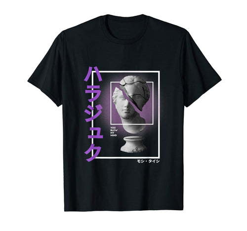 Vaporwave Statue Aesthetic Art Glitch T-Shirt - Custom Art Print Men Women - T-Shirt, Sweatshirt, Hoodie
