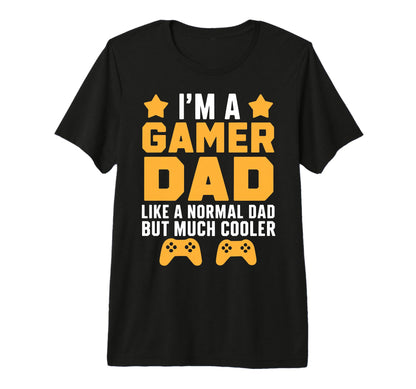 Mens Gamer Dad Funny Fathers Day T-Shirt - Aesthetic Graphic for Adults - T-Shirt, Sweatshirt, Hoodie