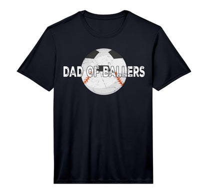 Mens Dad Ballers Soccer Baseball T-Shirt - Streetwear Style Men Women - T-Shirt, Sweatshirt, Hoodie