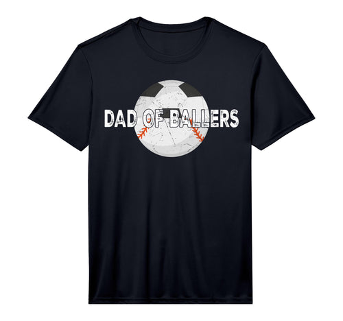 Mens Dad Ballers Soccer Baseball T-Shirt - Streetwear Style Men Women - T-Shirt, Sweatshirt, Hoodie