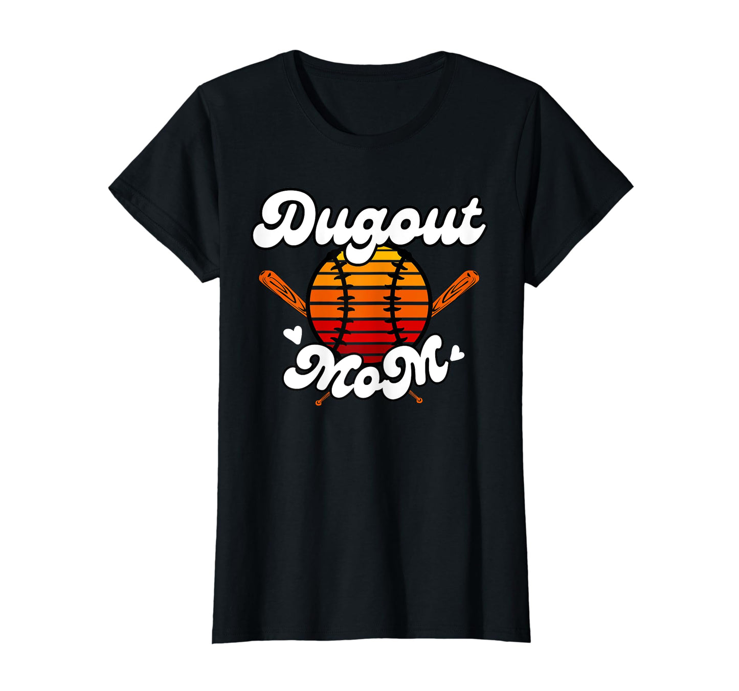Baseball Dugout Mom Funny Baseball T-Shirt - Trendy Graphic for Adults - T-Shirt, Sweatshirt, Hoodie