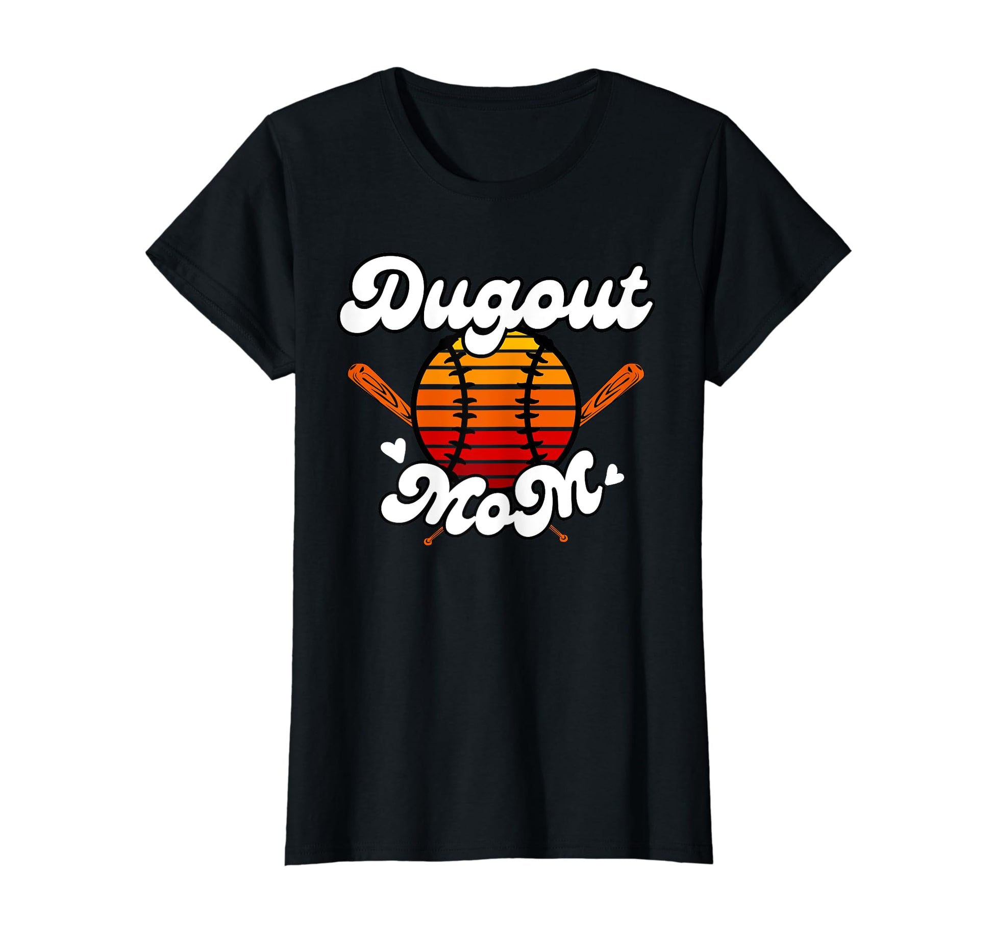 Baseball Dugout Mom Funny Baseball T-Shirt - Trendy Graphic for Adults - T-Shirt, Sweatshirt, Hoodie