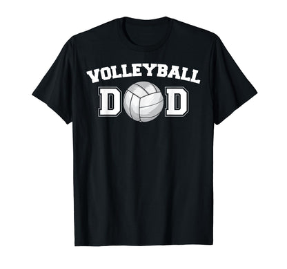 Volleyball Dad Court Game Papa Funny T-Shirt - Minimalist Print for Adults - T-Shirt, Sweatshirt, Hoodie
