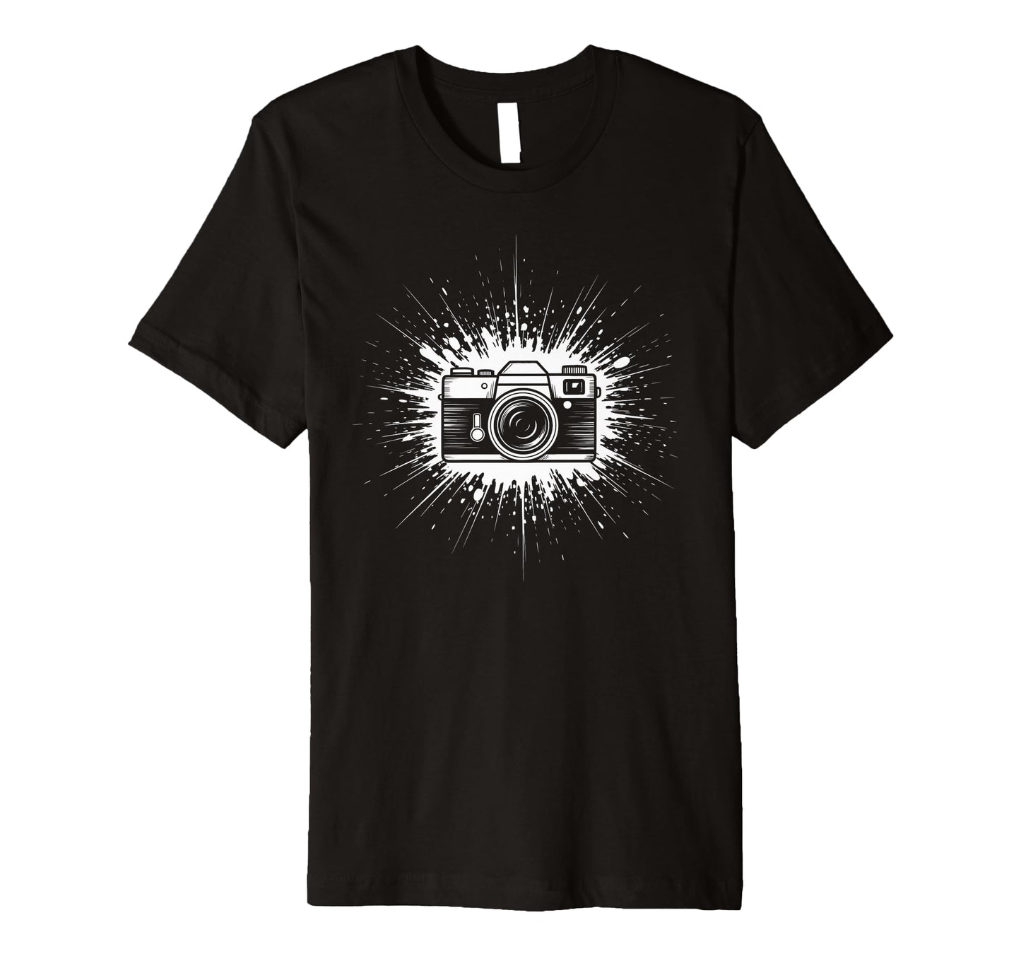 Camera Photo Photography Flash Lens T-Shirt - Custom Art Print Men Women - T-Shirt, Sweatshirt, Hoodie