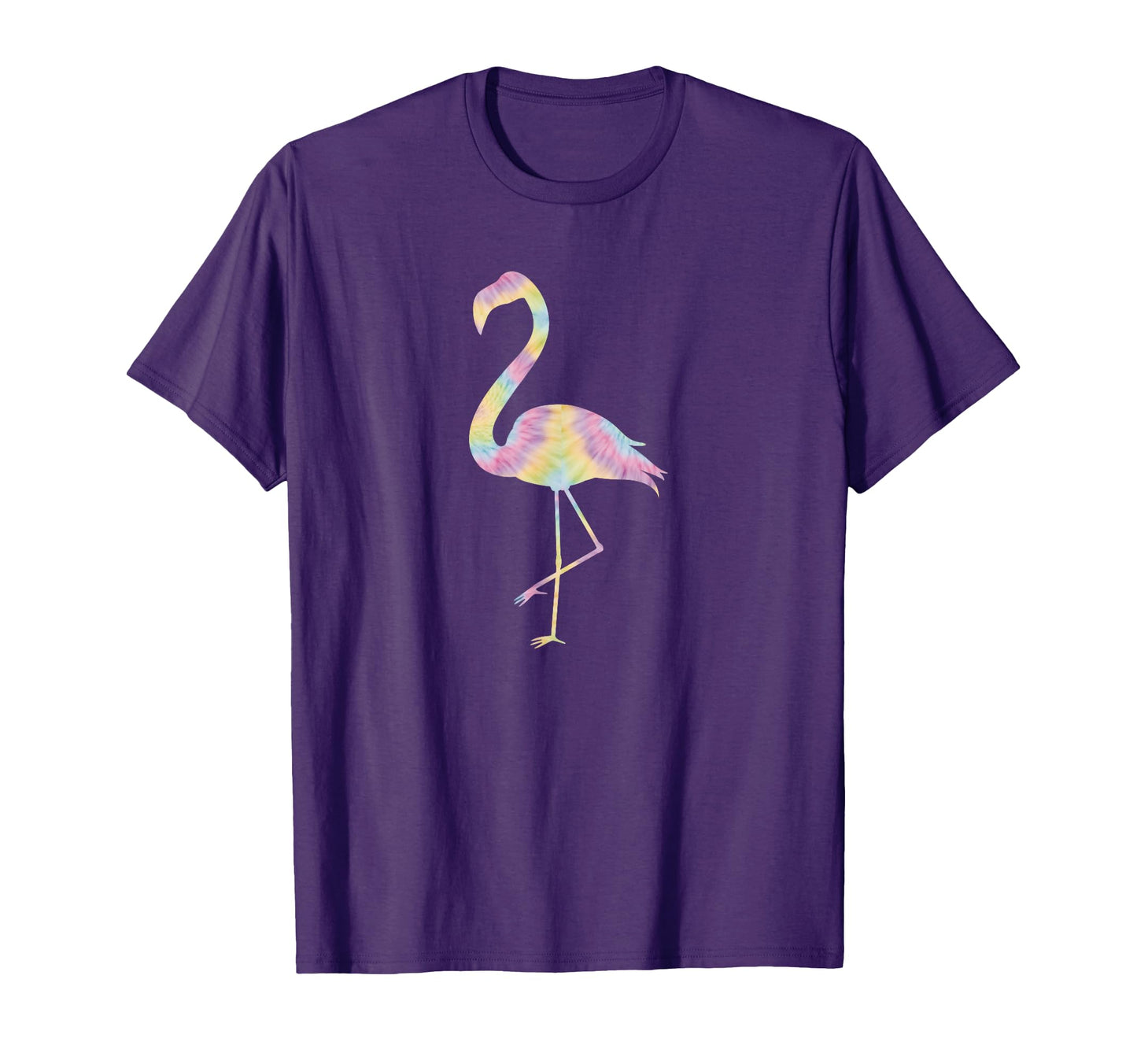 Flamingo Boho Tie Dye Hippie T-Shirt - Graphic Print Unisex - T-Shirt, Sweatshirt, Hoodie