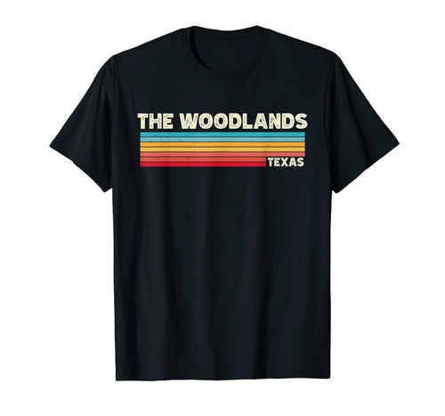 Native Woodlands Texas Tx Stripes State T-Shirt - Graphic Print Unisex - T-Shirt, Sweatshirt, Hoodie