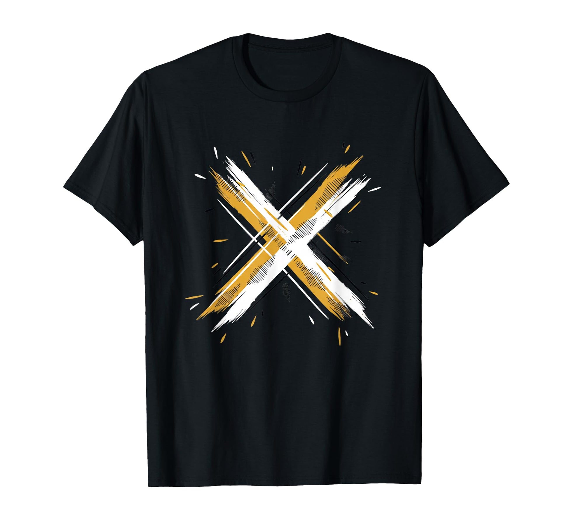 Paintbrush Cross 90S Nostalgia Funny T-Shirt - Unique Graphic Unisex - T-Shirt, Sweatshirt, Hoodie