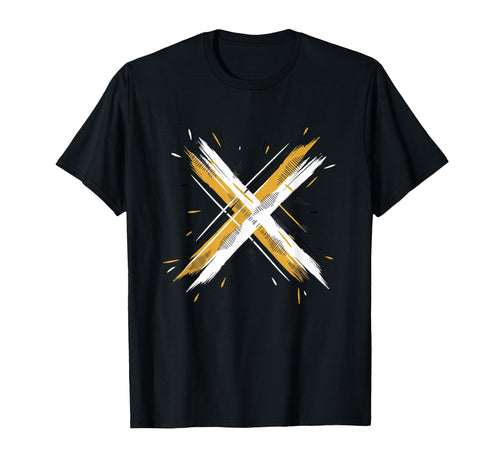 Paintbrush Cross 90S Nostalgia Funny T-Shirt - Unique Graphic Unisex - T-Shirt, Sweatshirt, Hoodie