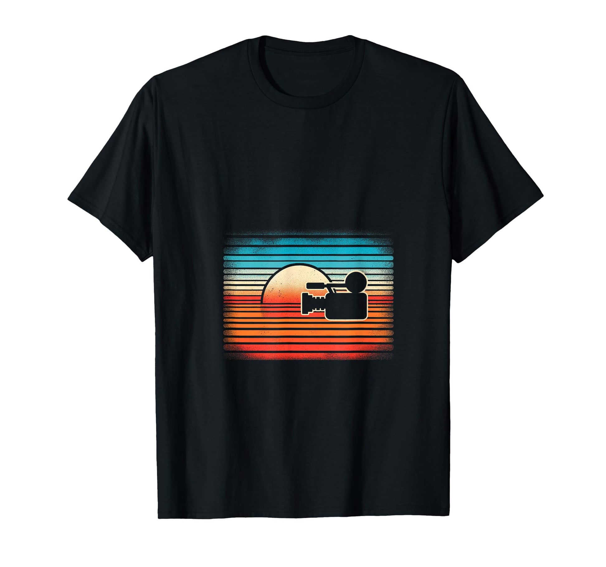 Sunset Camera T-Shirt - Streetwear Style for Adults - T-Shirt, Sweatshirt, Hoodie