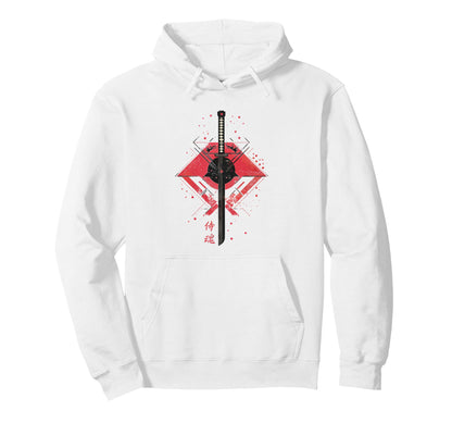 Anime Cyberpunk Samurai Grunge Vaporwave Hoodie - Custom Art Print Unisex - T-Shirt, Sweatshirt, Hoodie