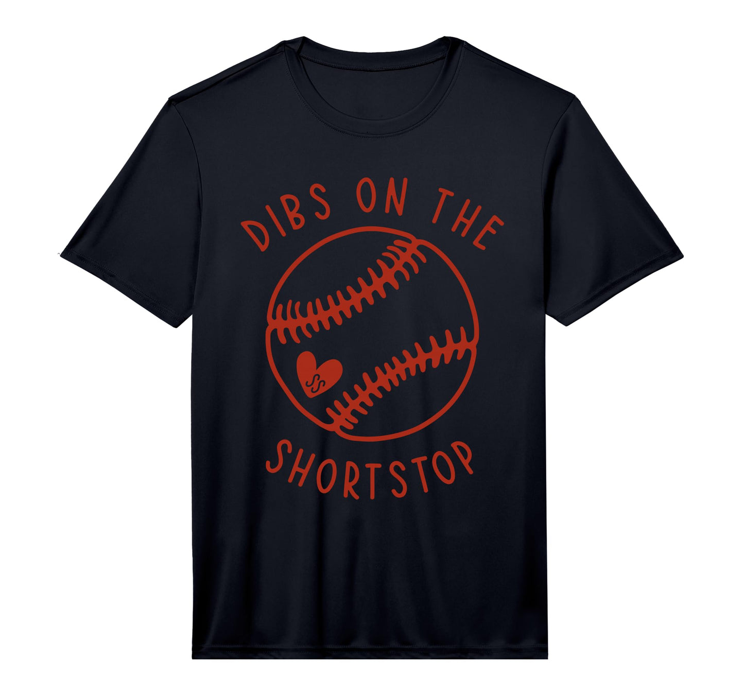Mens Dibs Shortstop Funny Baseball Wife T-Shirt - Streetwear Style Unisex - T-Shirt, Sweatshirt, Hoodie