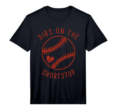 Mens Dibs Shortstop Funny Baseball Wife T-Shirt - Streetwear Style Unisex - T-Shirt, Sweatshirt, Hoodie