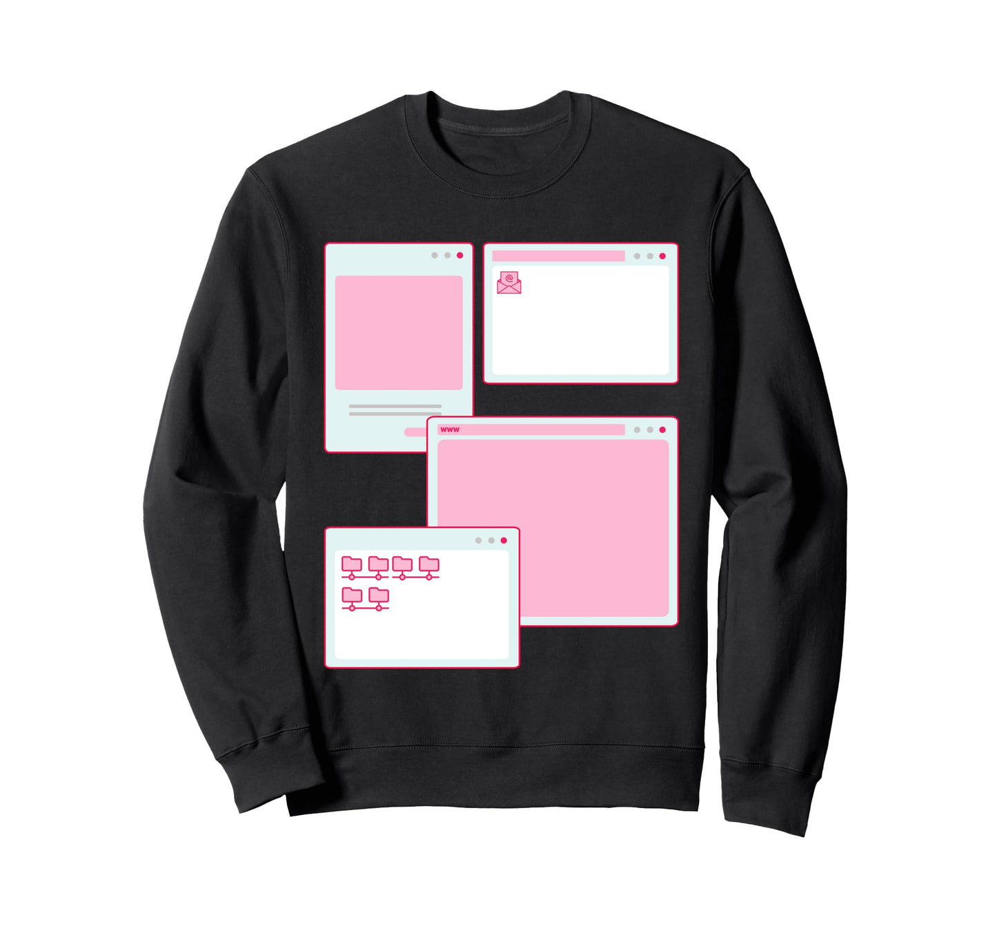 Vaporwave Aesthetic 90S Grunge Sweatshirt - Trendy Graphic for Adults - T-Shirt, Sweatshirt, Hoodie