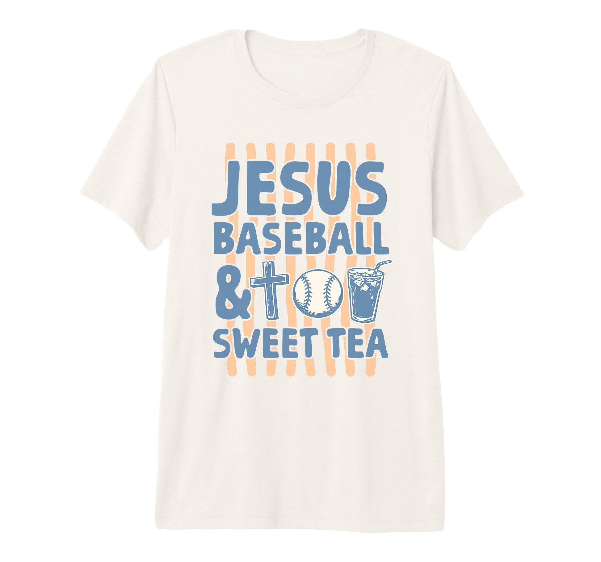 Jesus Baseball And Sweet Tea Christian T-Shirt - Trendy Graphic Men Women - T-Shirt, Sweatshirt, Hoodie