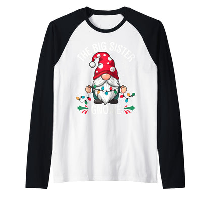 Big Sister Gnome Gift Funny Sweatshirt - Unique Graphic Men Women - T-Shirt, Sweatshirt, Hoodie