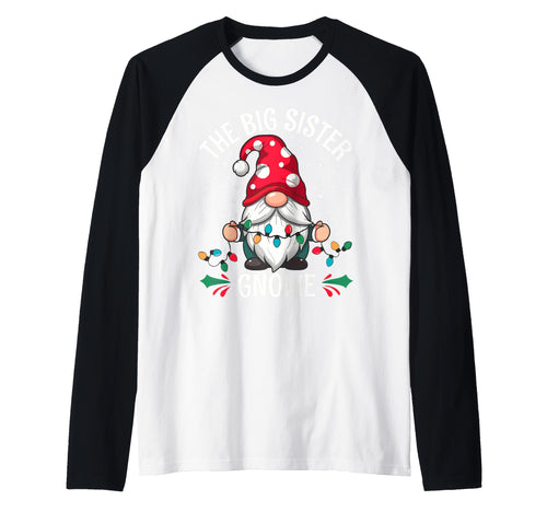 Big Sister Gnome Gift Funny Sweatshirt - Unique Graphic Men Women - T-Shirt, Sweatshirt, Hoodie
