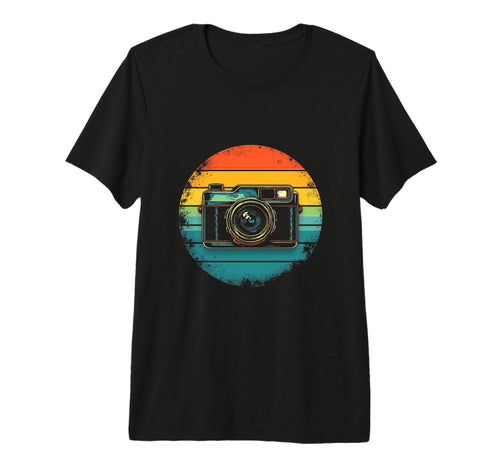 Camera Tri Blend T-Shirt - Fun Novelty Design Unisex - T-Shirt, Sweatshirt, Hoodie