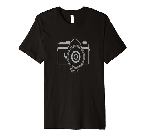 Smile Camera T-Shirt - Casual Everyday Wear Unisex - T-Shirt, Sweatshirt, Hoodie