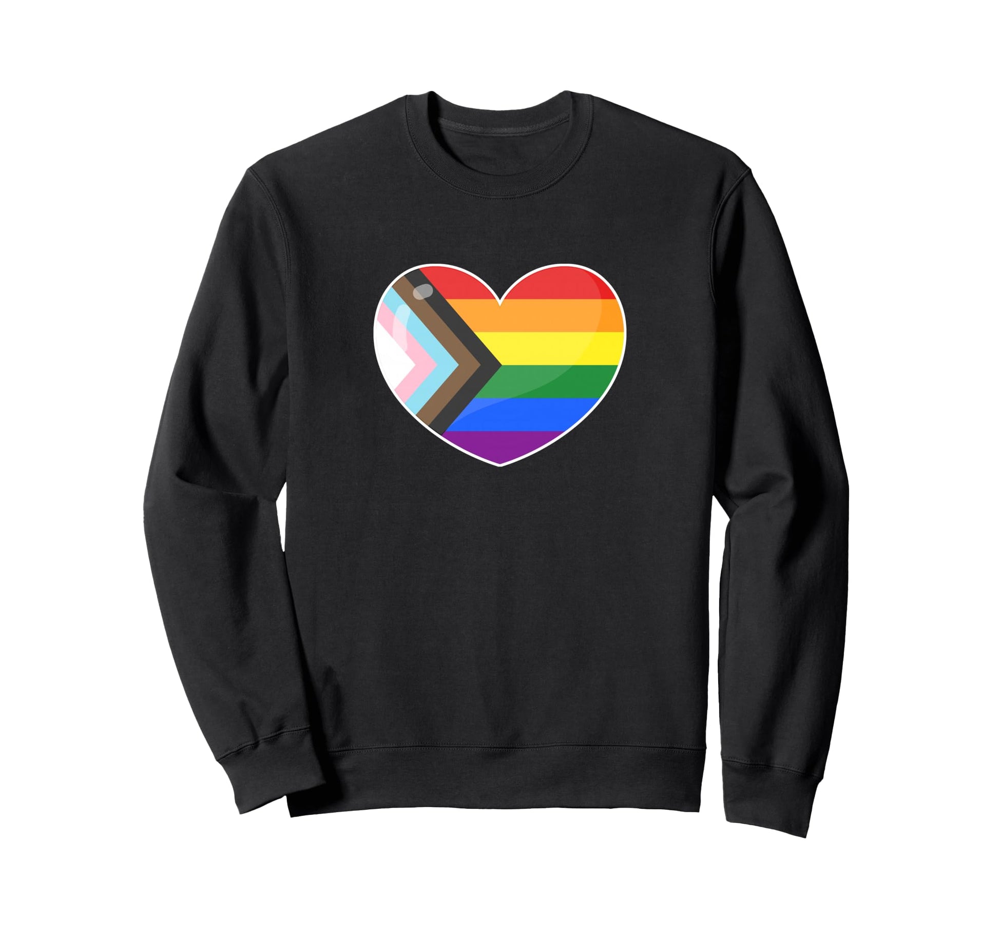 Progressive Rainbow Pride Flag Sweatshirt - Streetwear Style for Adults - T-Shirt, Sweatshirt, Hoodie