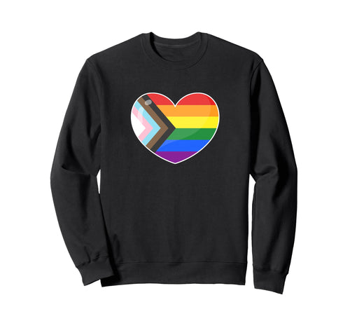 Progressive Rainbow Pride Flag Sweatshirt - Streetwear Style for Adults - T-Shirt, Sweatshirt, Hoodie