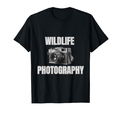Camera Wildlife Photographer T-Shirt - Aesthetic Graphic Men Women - T-Shirt, Sweatshirt, Hoodie